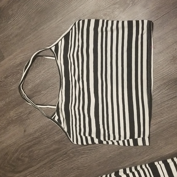 Striped Tank-Top and Skirt Set - Picture 3 of 4